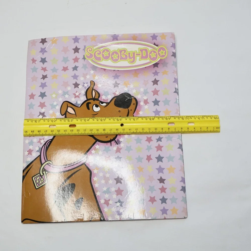 Scooby-Doo Vintage 2003 Starpoint 2-Pocket Folder‎ Purple Star Print SB14601